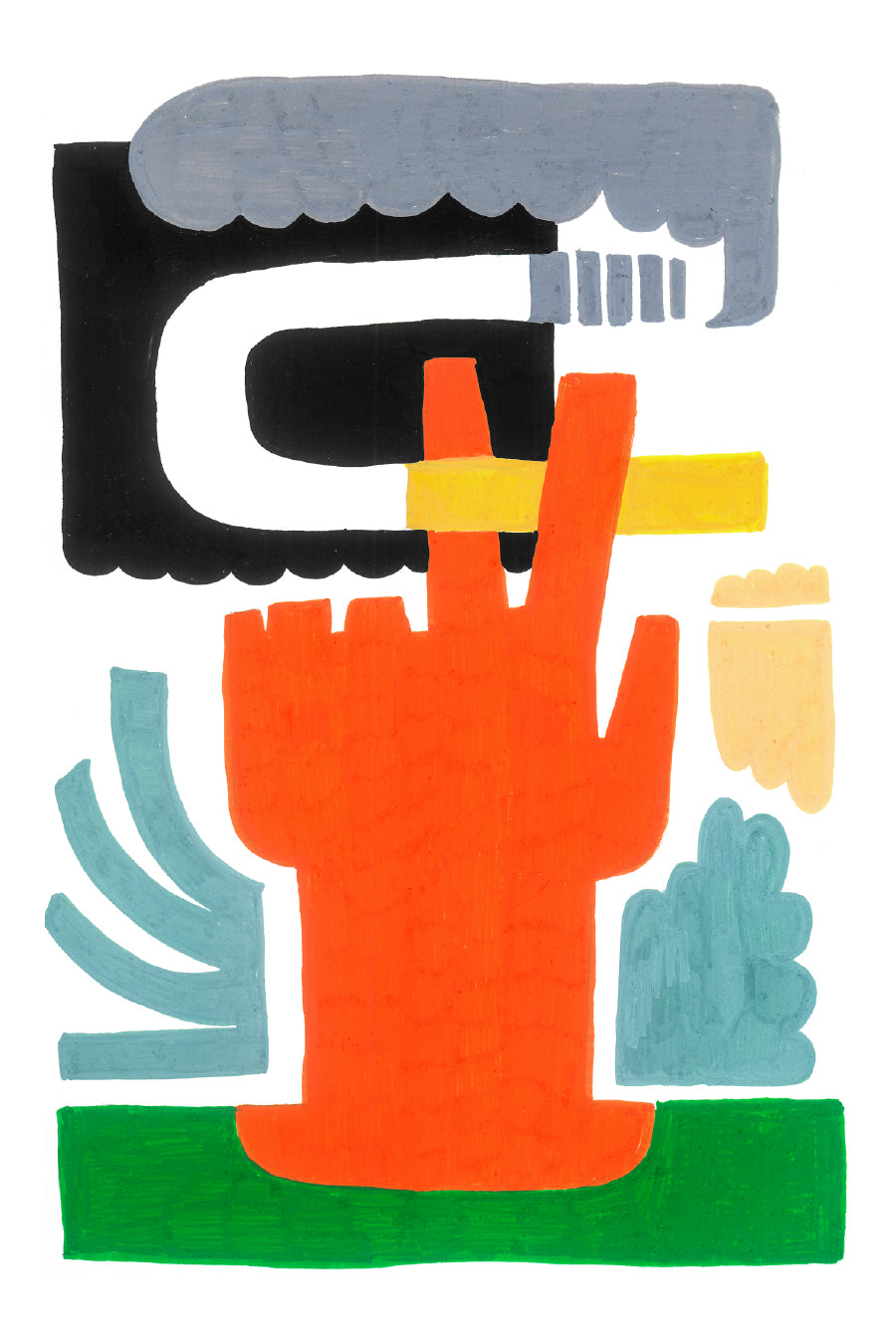 Fine Art Print: Partyraucher – Susann Massute