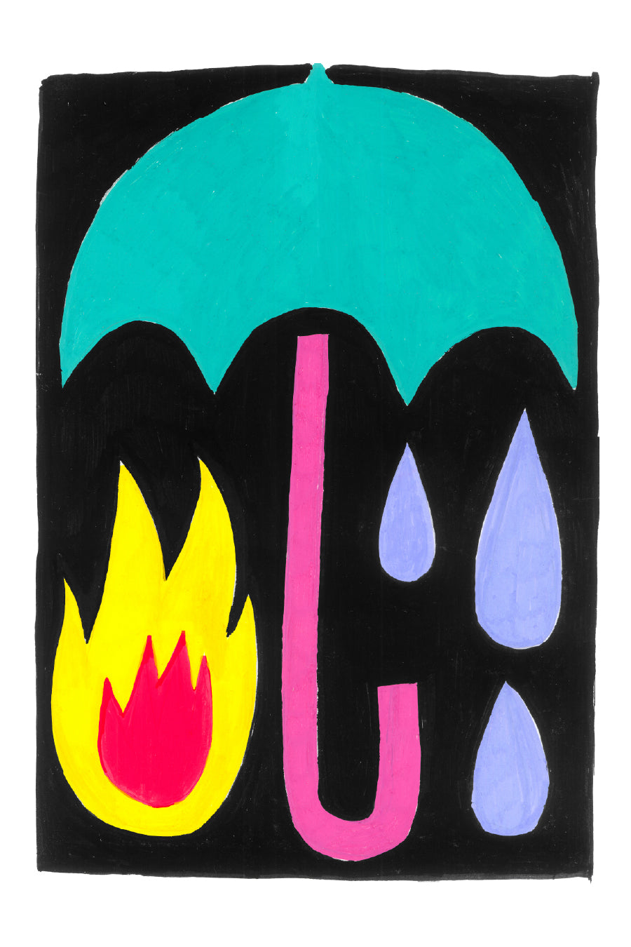 Fine Art Print: Umbrella Radio – Susann Massute