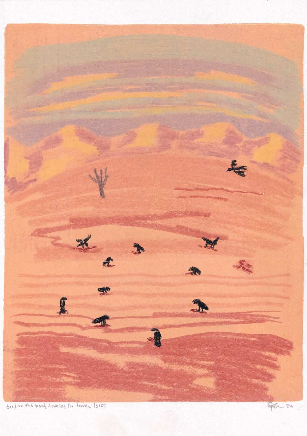 Original Artwork: Beef on the hoof looking for trouble – Max Gömann