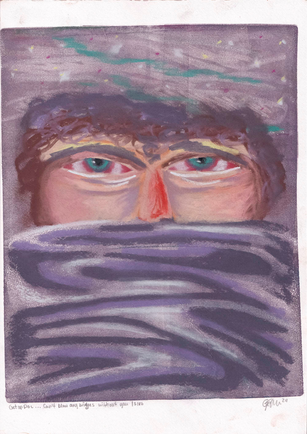 Original Artwork: Get up doc can't blow any bridges without you – Max Gömann