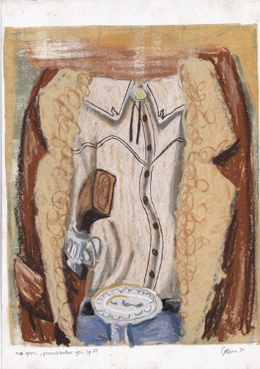 Fine Art Print: No guns peanut butter yes – Max Gömann