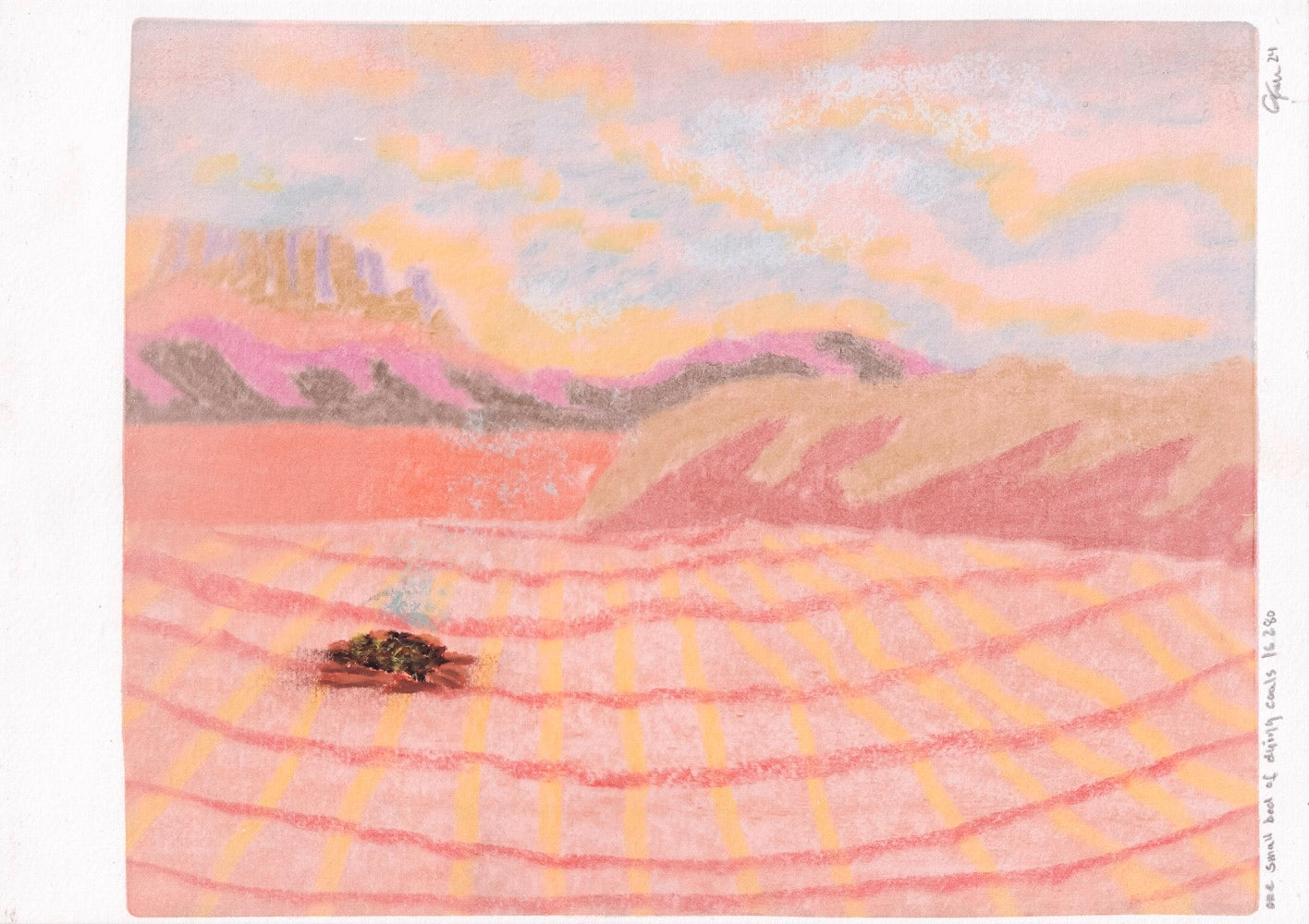 Original Artwork: One small bed of dying coals – Max Gömann