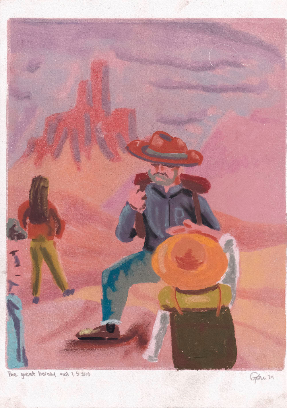 Fine Art Print: The great horned owl – Max Gömann