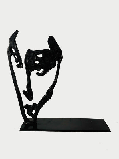 Original Artwork: Bronze sculptures, left