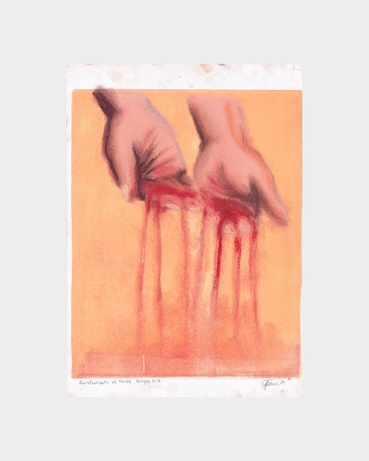 Original Artwork: Limestone walls of marble canyon – Max Gömann