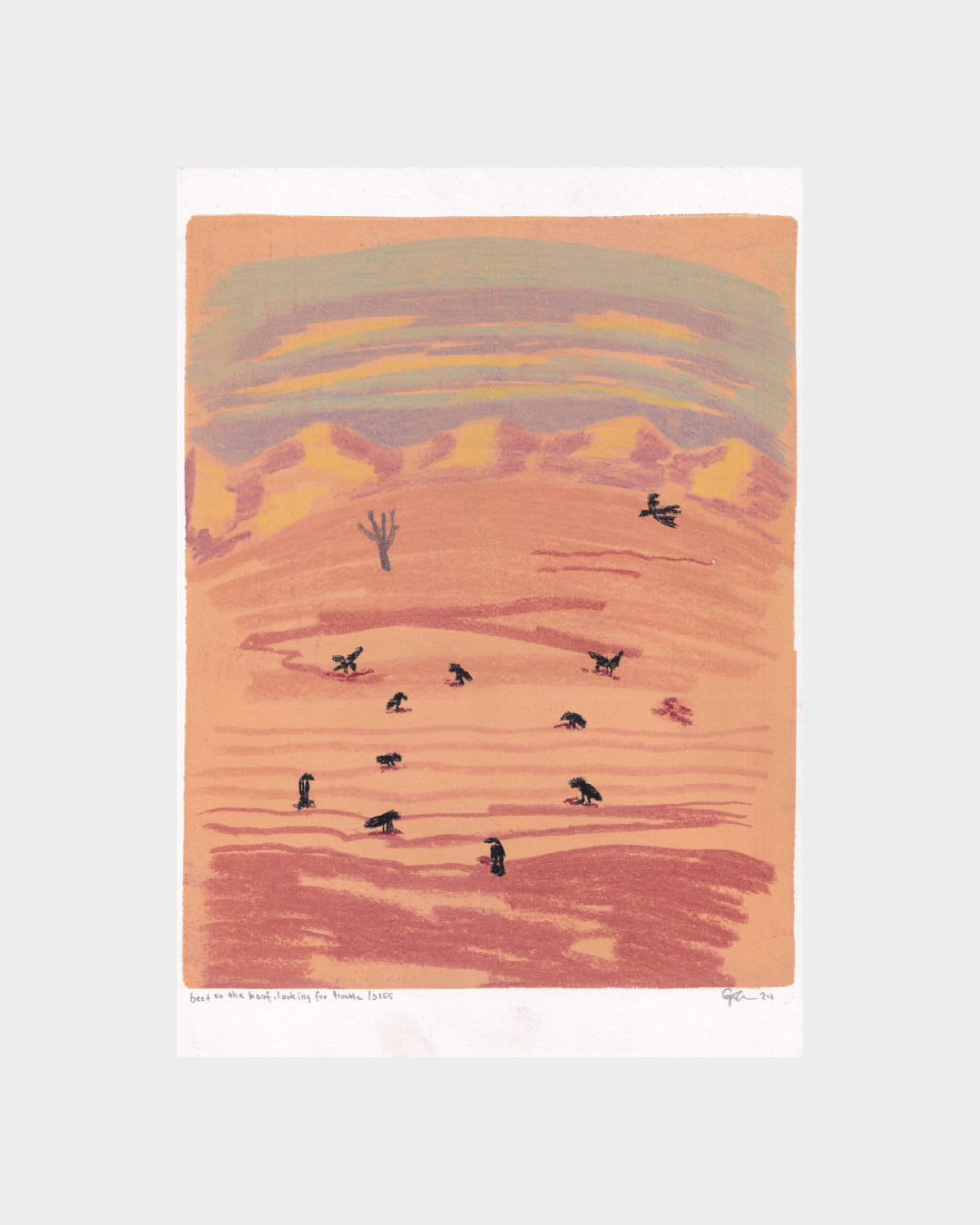 Original Artwork: Beef on the hoof looking for trouble – Max Gömann