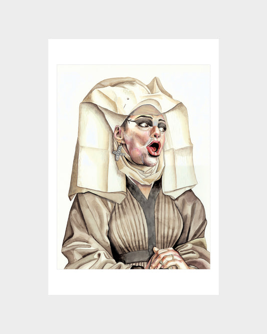 Fine Art Print: Nina Hagen versus Rogier van der Weyden. – Anni Heuchel