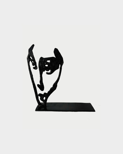 Original Artwork: Bronze sculptures, left