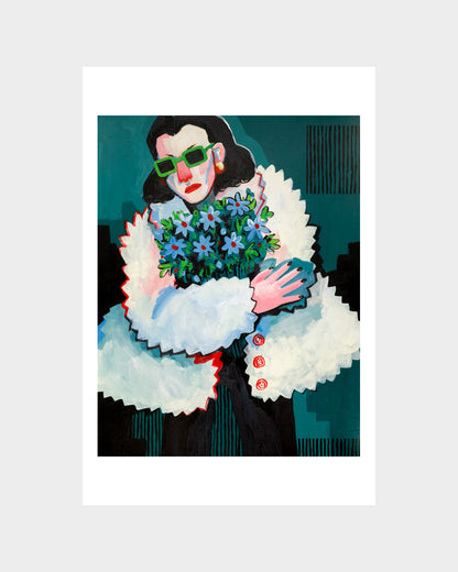 Fine Art Print: Grüne Brille – Helena Leeners